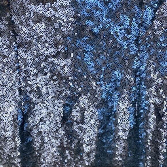 Lulus Shine Time Navy Blue Sequin Dress Sexy Cocktail Evening Low Back Medium - Picture 5 of 10